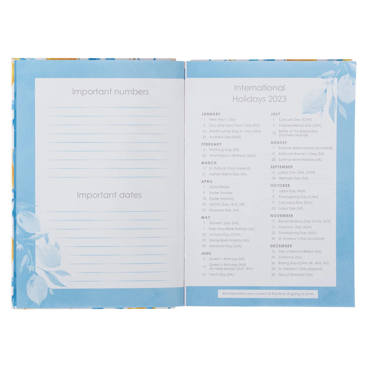 2023 He Restores My Soul Hardcover Daily Planner PLN003 - Image 8
