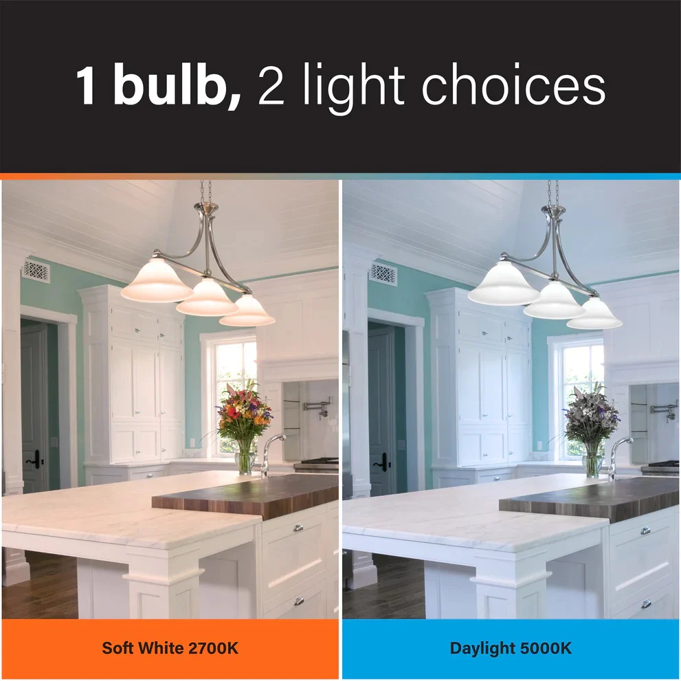 60W A19 LED Day & Night Circadian Rhythm Light Bulb A800/HLTH/LEDI - Image 2