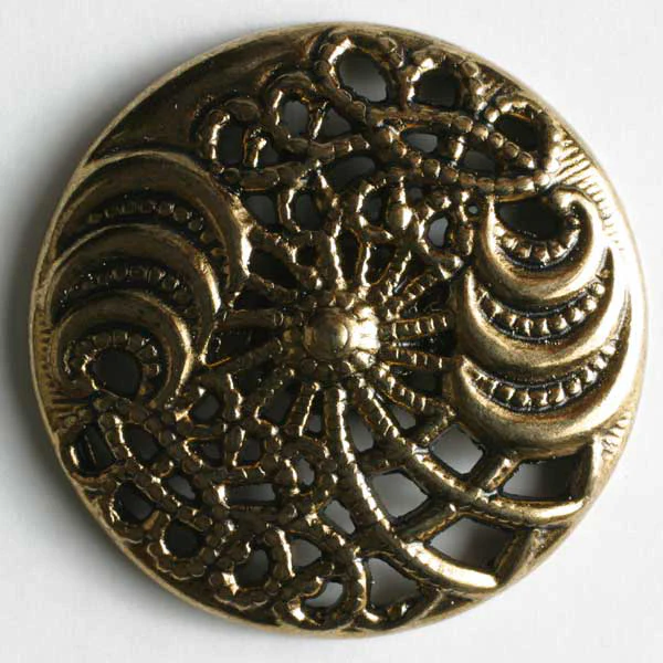 Antique Gold Metal Buttons 1929 1930