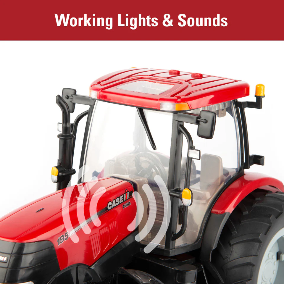 Big Farm Case IH 1:16 Scale Puma 195 Tractor with Spreader 44390 - Image 5