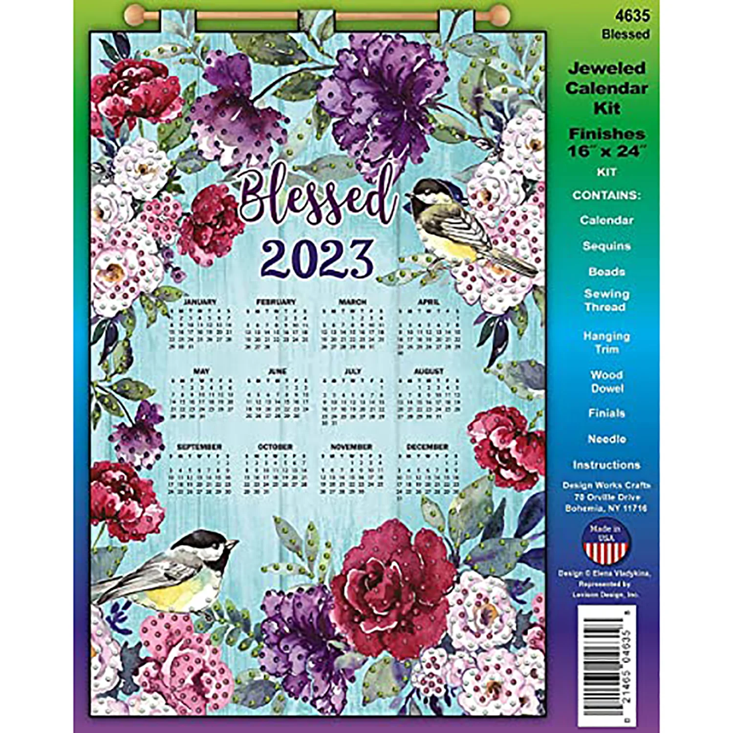 Blessed 2023 Sequin Calendar 4635 - Image 2