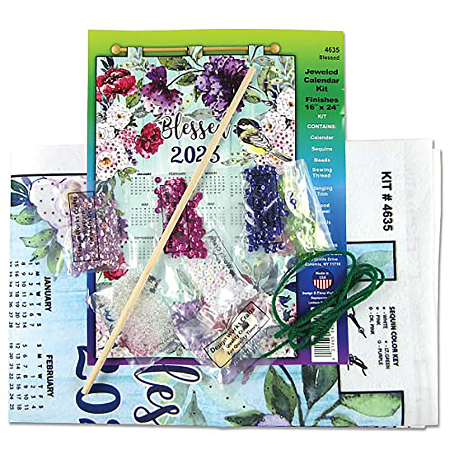 Blessed 2023 Sequin Calendar 4635 - Image 3