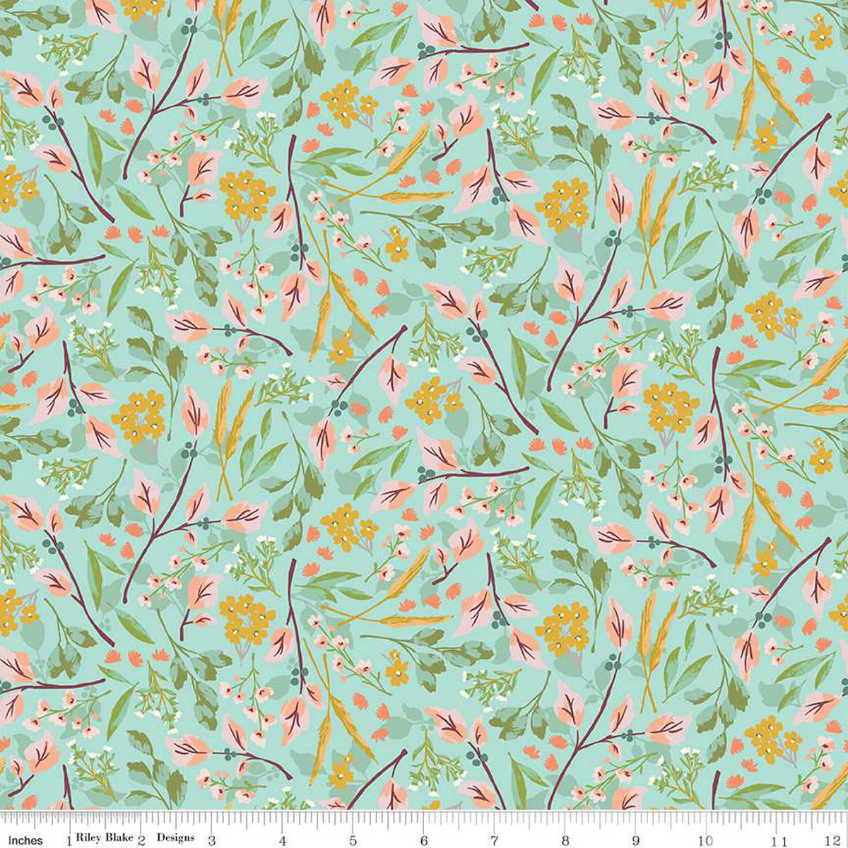 Blossom Lane Collection Floral Branches Cotton Fabric C14001 - Image 2