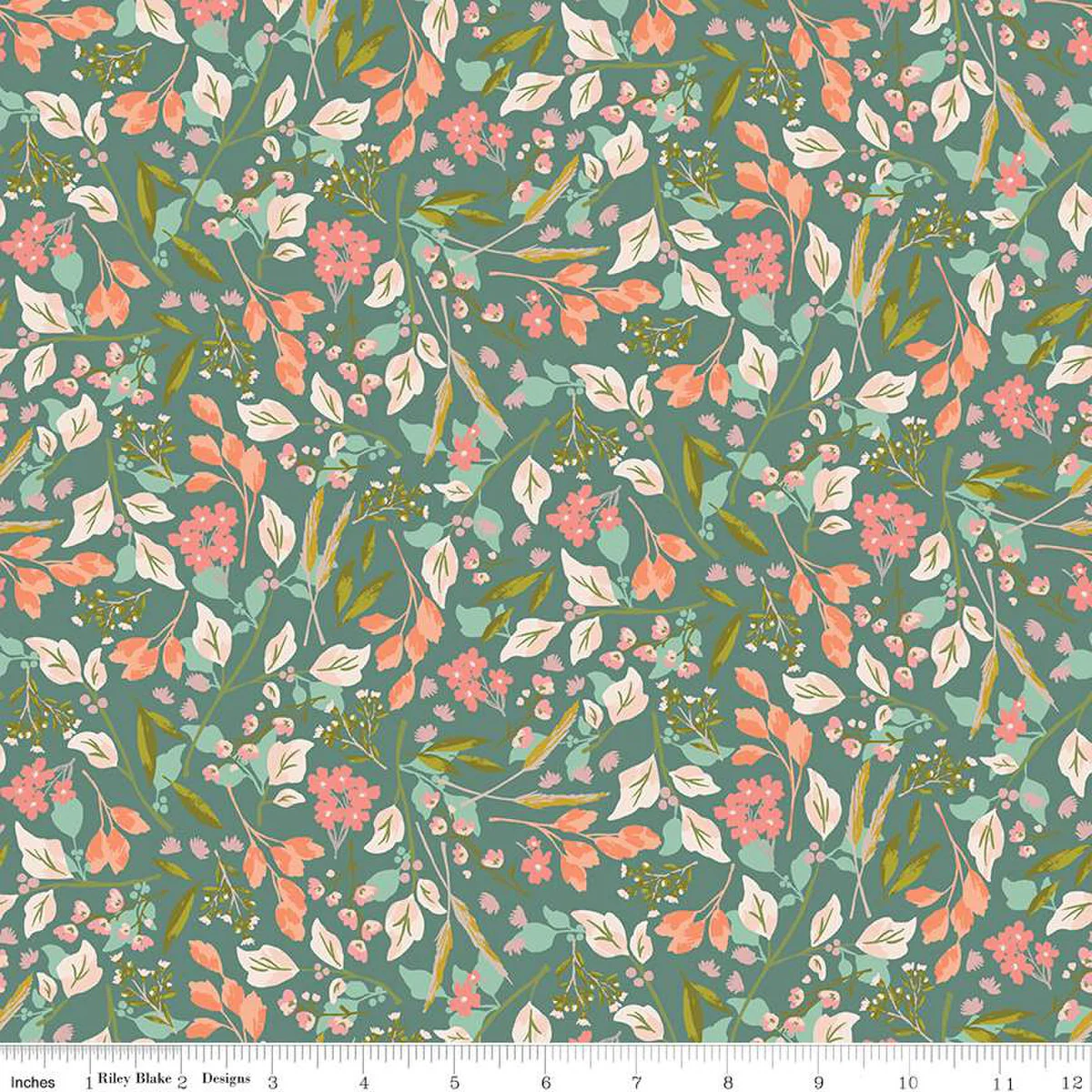 Blossom Lane Collection Floral Branches Cotton Fabric C14001 - Image 3