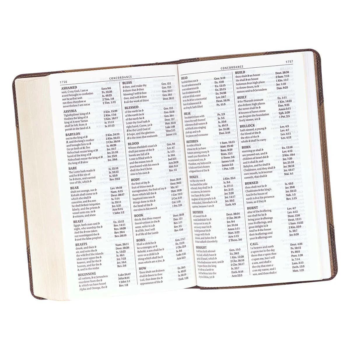 Brown Two-Tone Giant Print Bible KJV038 - Image 6