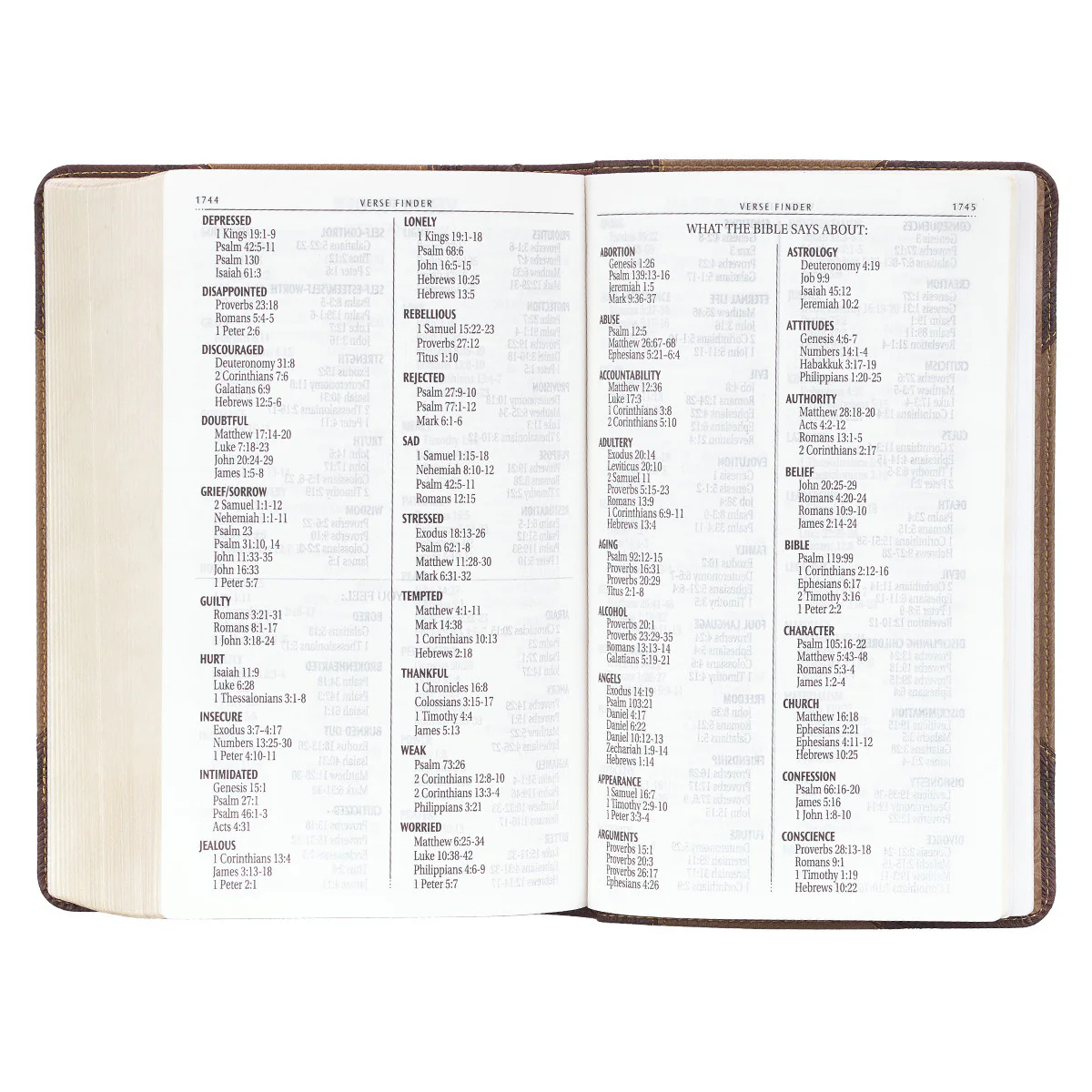 Brown Two-Tone Giant Print Bible KJV038 - Image 8