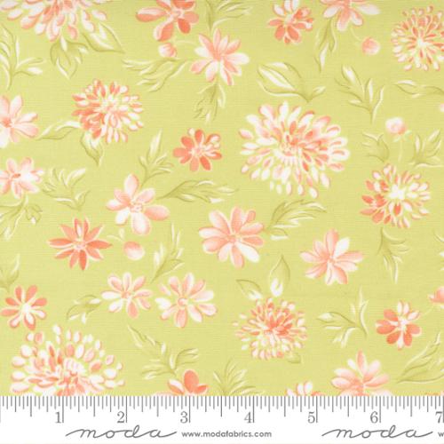 Cinnamon and Cream Collection Mums Floral Cotton Fabric 20451 - Image 4