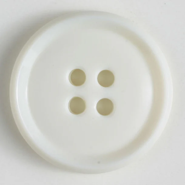 Classic Round Ridged Edge Button - Image 2
