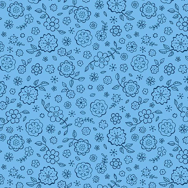 Colors of Summer Collection Ditsy Floral Cotton Fabric 23704 - Image 2