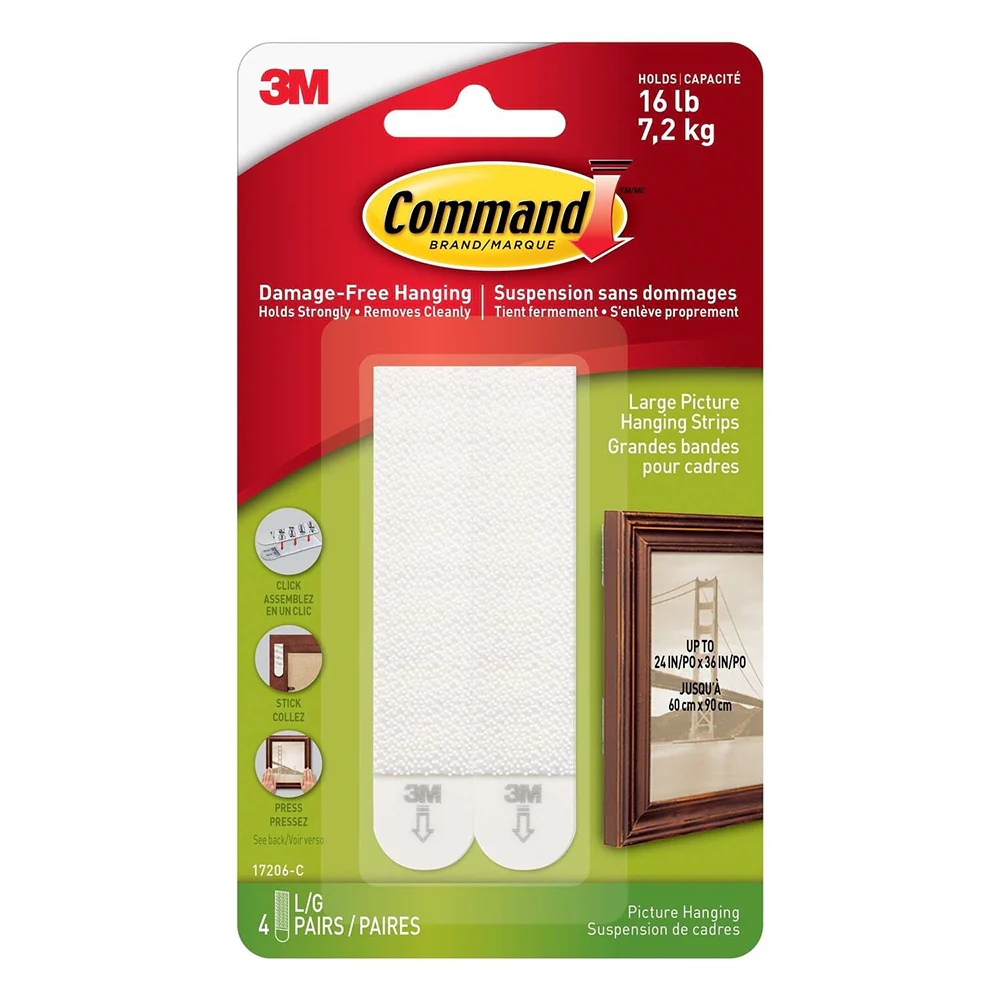 Command Large Picture Hanging Strips