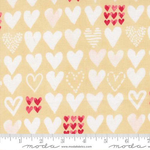 Darling Peony Collection Hearts Cotton Fabric 48793 - Image 2