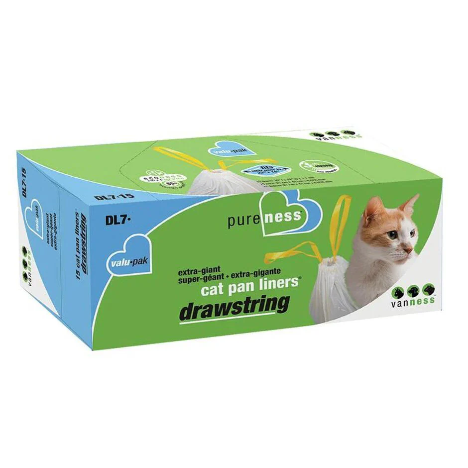 Drawstring Cat Pan Liners