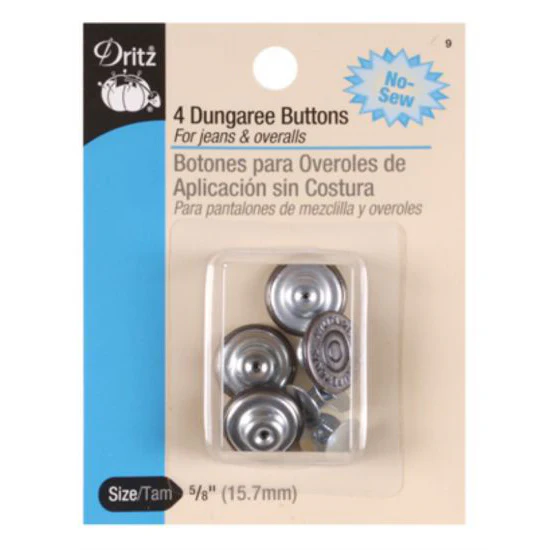 Dungaree Buttons Count 4