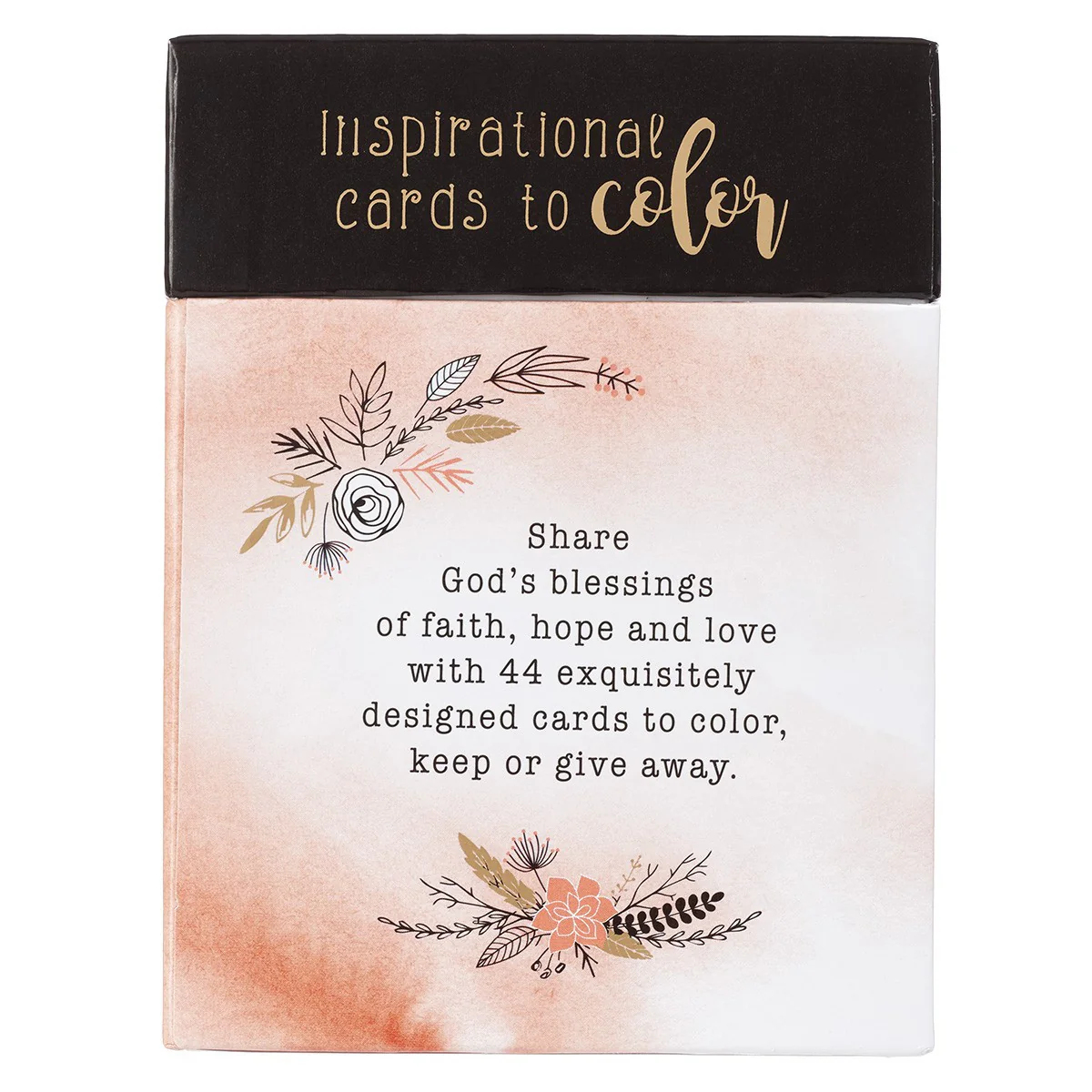 Faith Hope Love Coloring Cards CBX010 - Image 2
