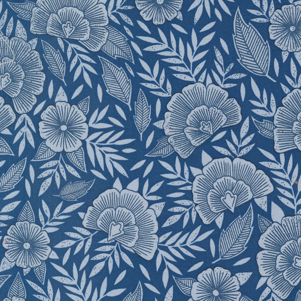 Flower Press Collection Scatter Florals Cotton Fabric 3301
