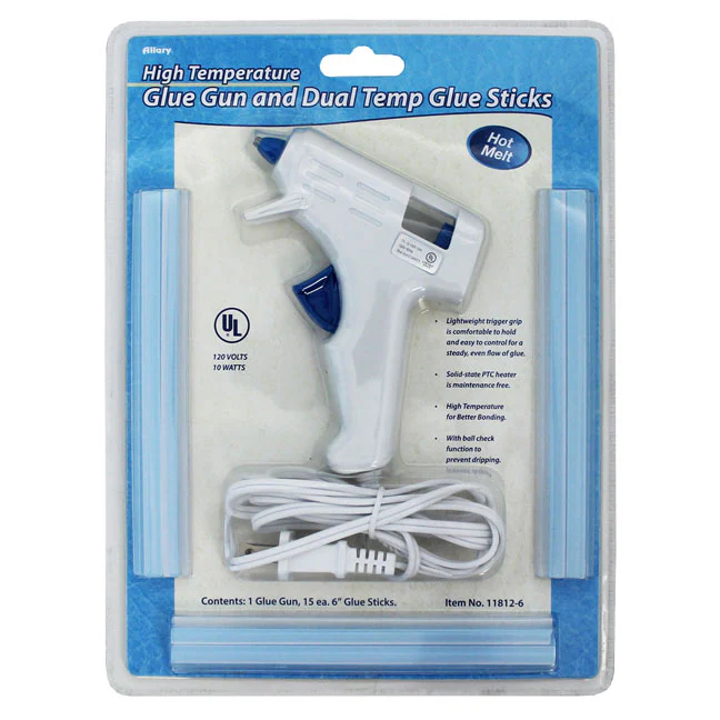 Hot Melt Glue Gun & Dual Temp Glue Sticks 11812-6