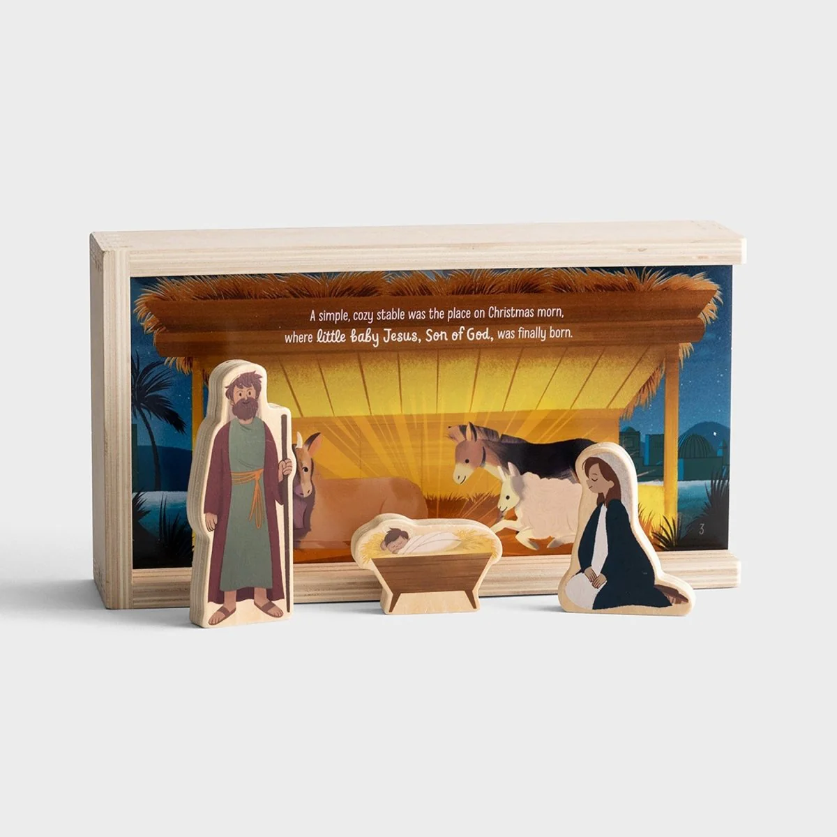 Jesus is Born Nativity Set A Bible Box Story J2086 - Image 5