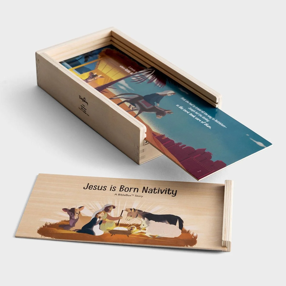 Jesus is Born Nativity Set A Bible Box Story J2086 - Image 8