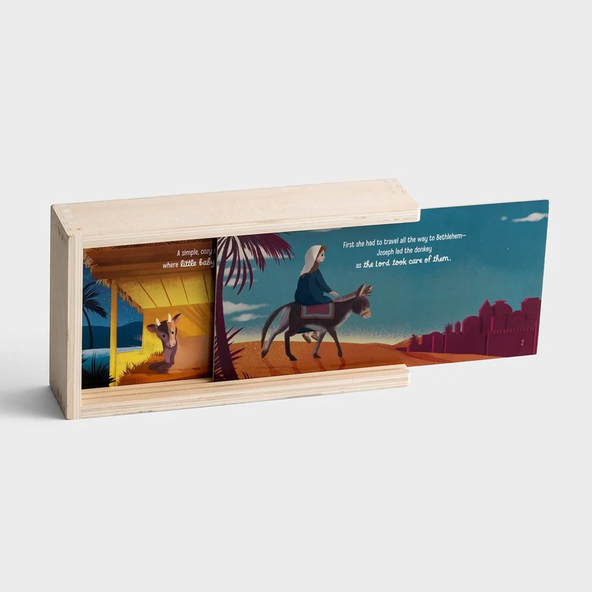 Jesus is Born Nativity Set A Bible Box Story J2086 - Image 9