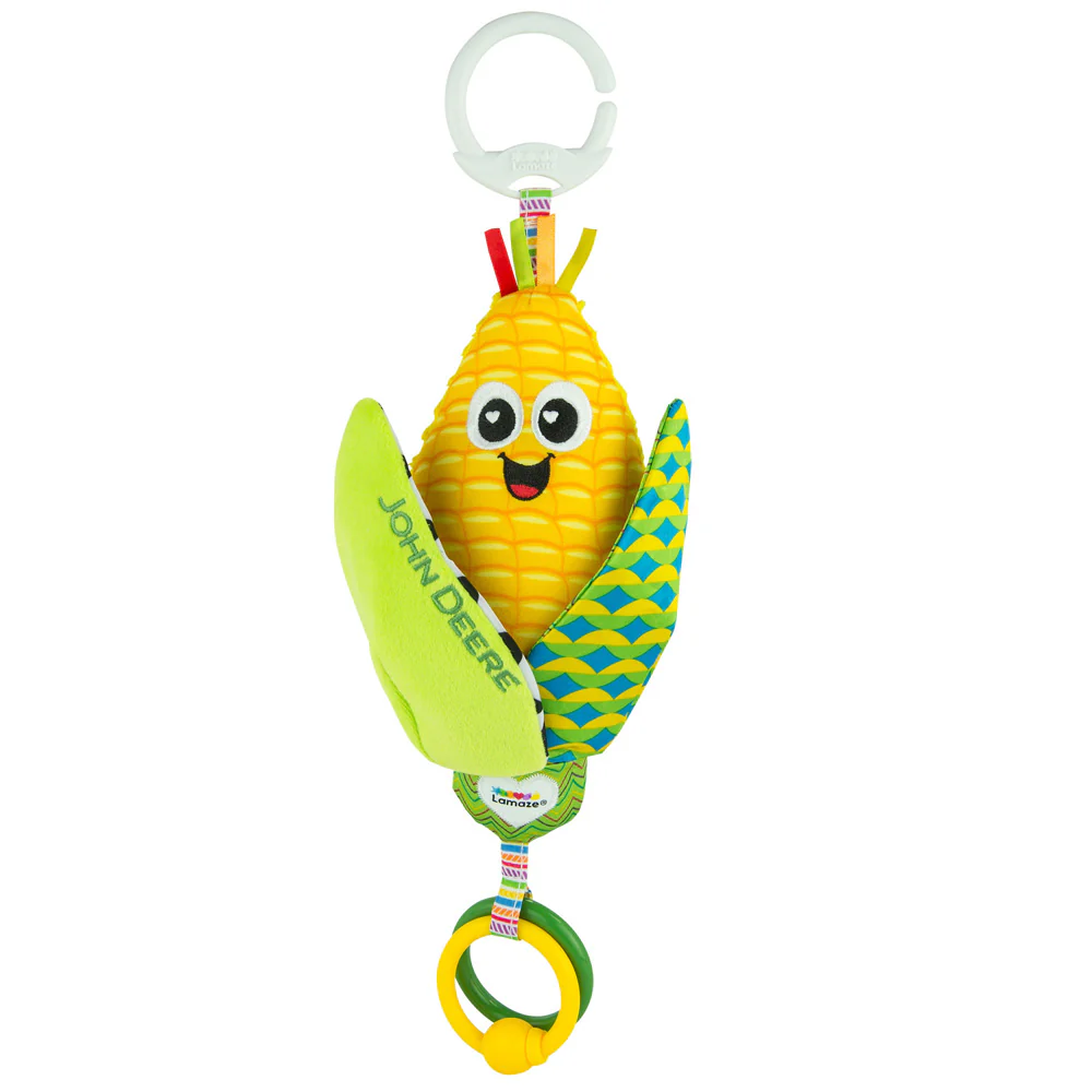 John Deere Clip & Go Corn E. Cobb Baby Toy L27410