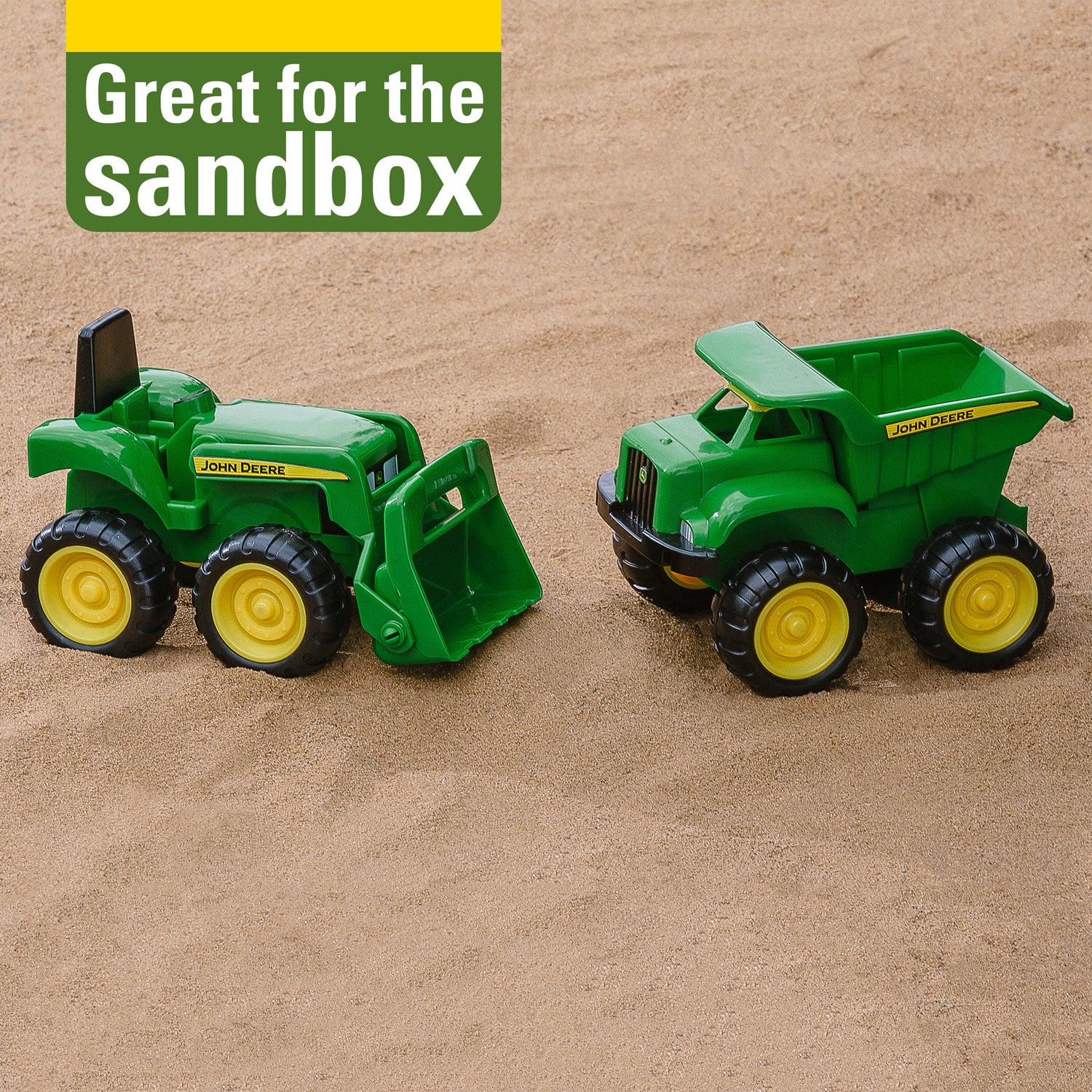John Deere Sandbox Toy Tractor and Truck 35874 - Image 6