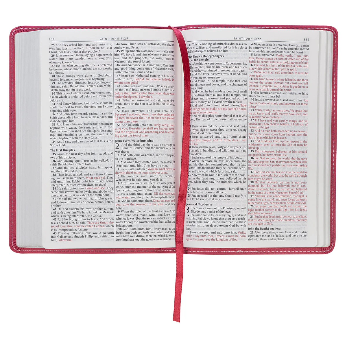 KJV Pink Compact Bible KJV009 - Image 6