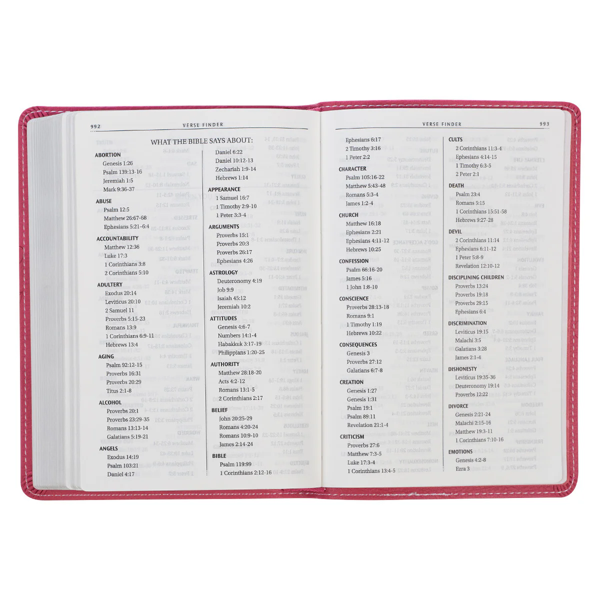 KJV Pink Compact Bible KJV009 - Image 7