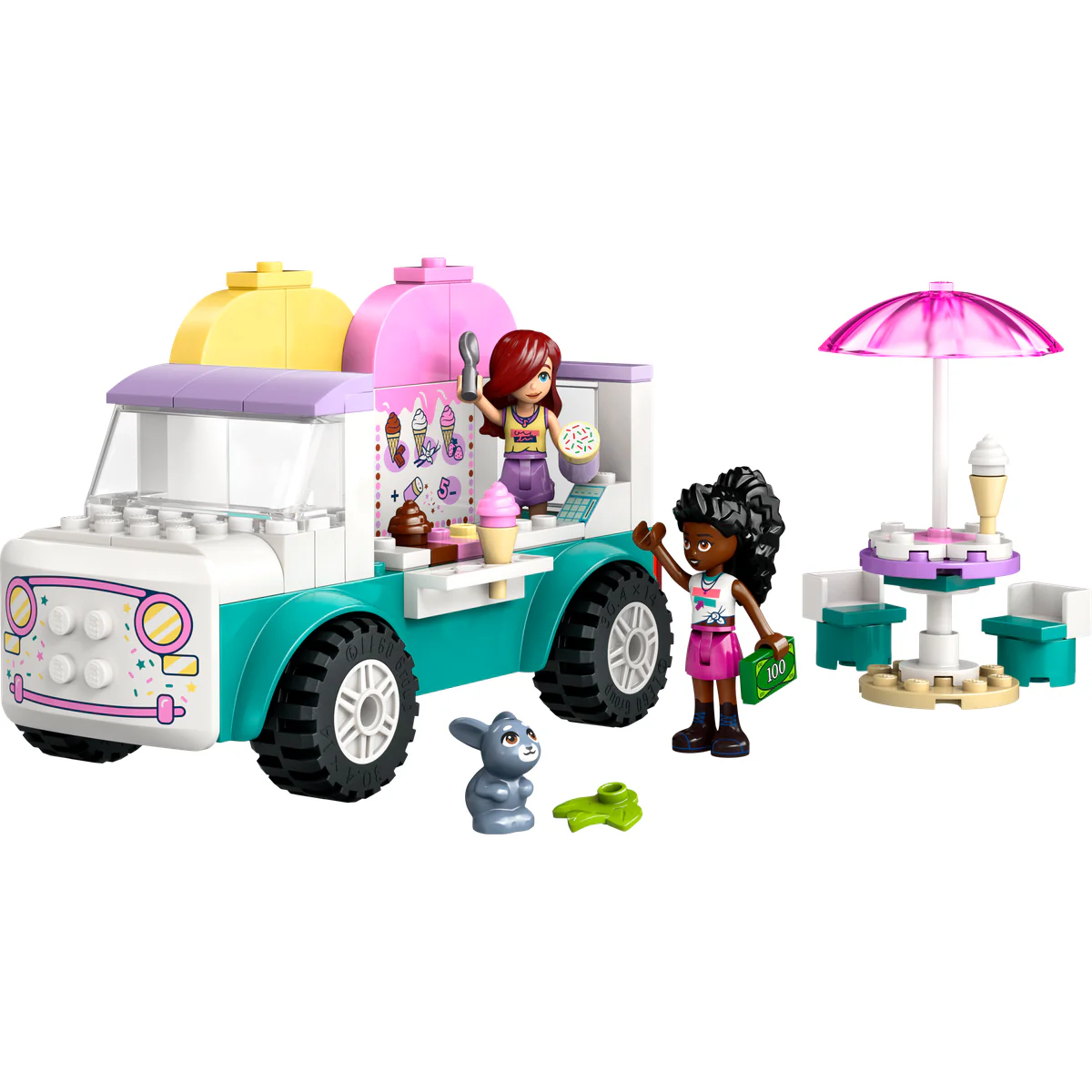 LEGO Friends Heartlake City Ice Cream Truck Pretend-Play Building Kit 42644 - Image 5