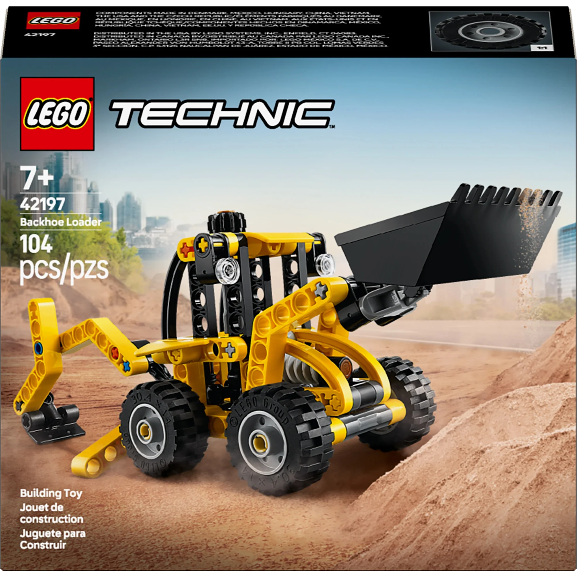 LEGO Technic Backhoe Loader 42197