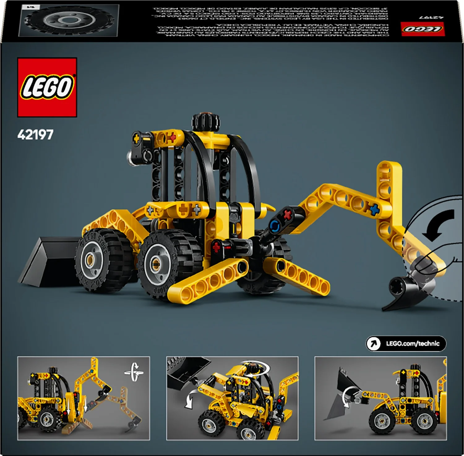 LEGO Technic Backhoe Loader 42197 - Image 2
