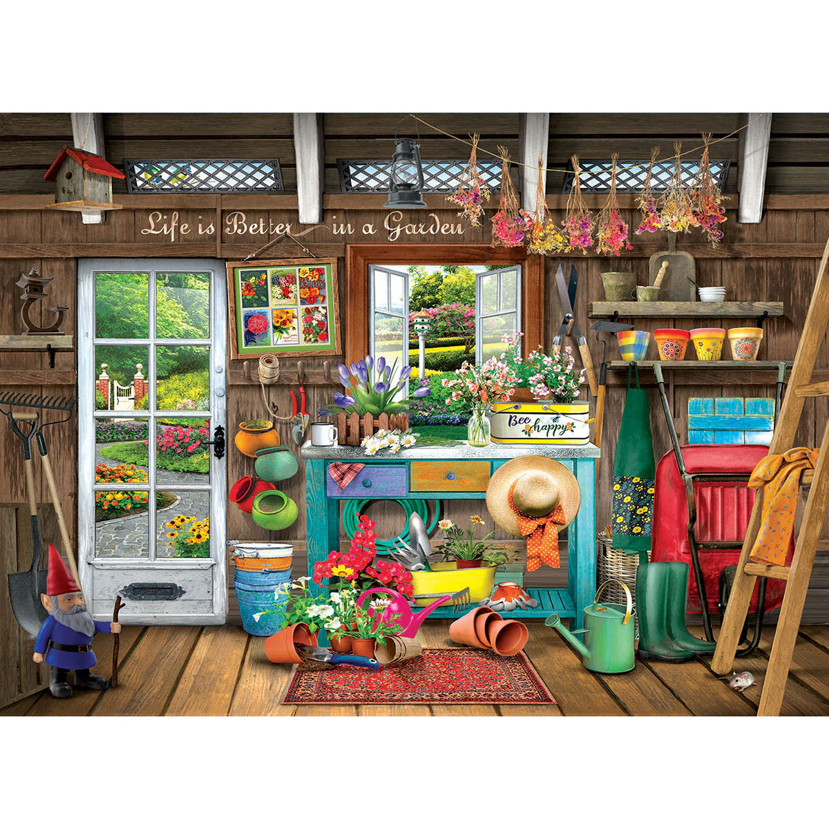 Life is Better in a Garden 500+ Piece Puzzle 31960