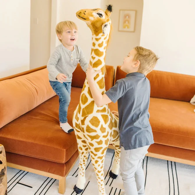 Lifelike Giraffe Stuffed Animal Plush Toy 51044 - Image 2