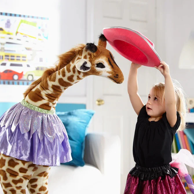 Lifelike Giraffe Stuffed Animal Plush Toy 51044 - Image 4