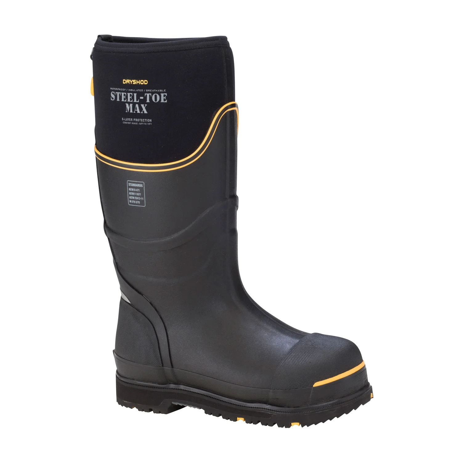 Men's/Women's Steel Toe Cold Weather Boot STM-UH-BK - Image 2