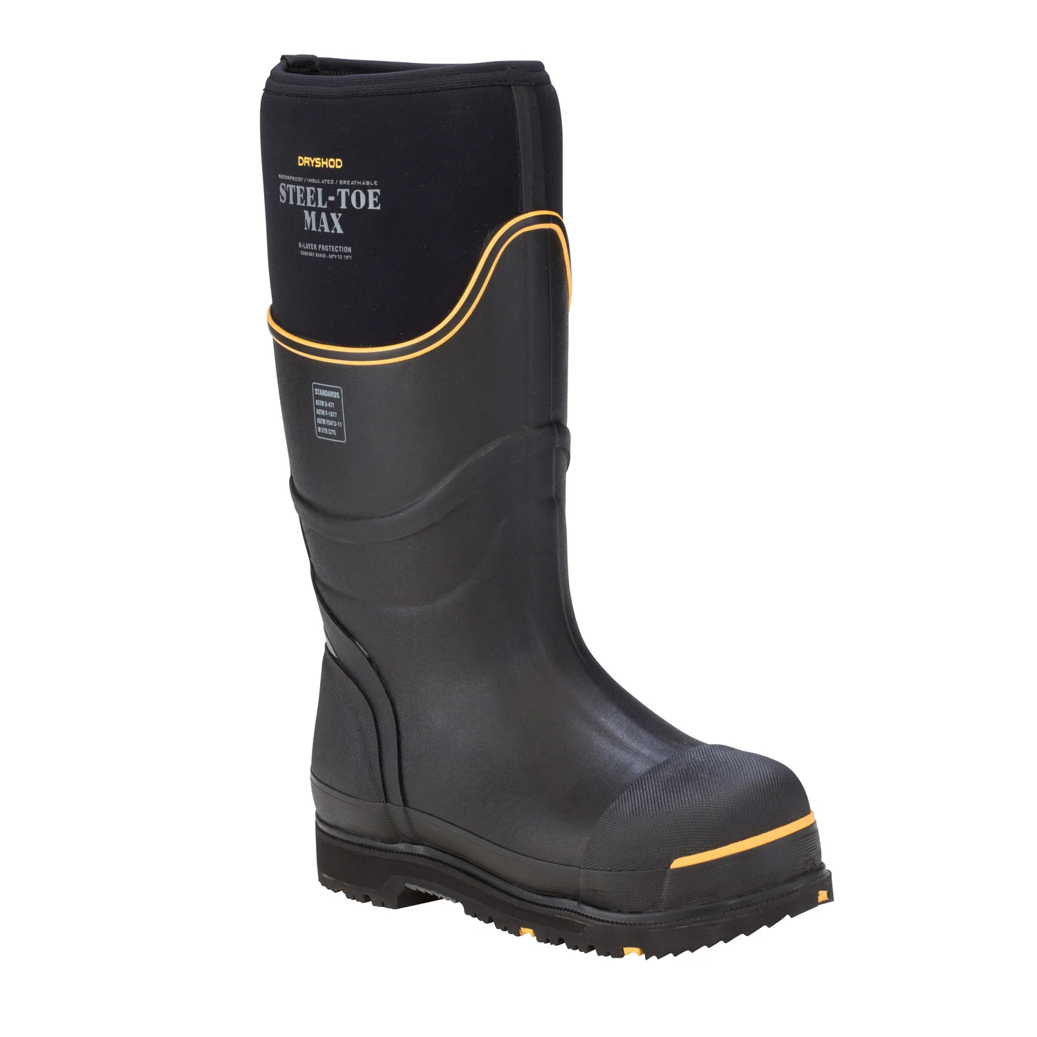Men's/Women's Steel Toe Cold Weather Boot STM-UH-BK - Image 3