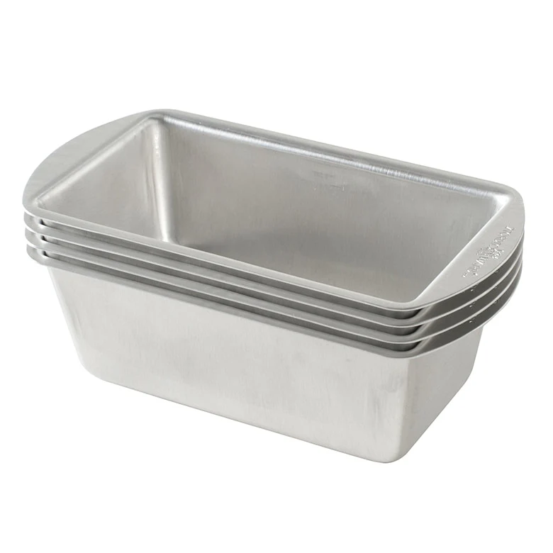 Naturals Set of 4 Mini Loaf Pans 45904