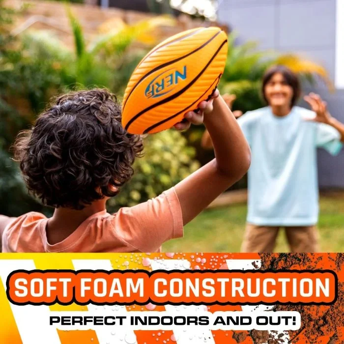 Nerf Spiral Grip Mini Foam Football 92094 - Image 4