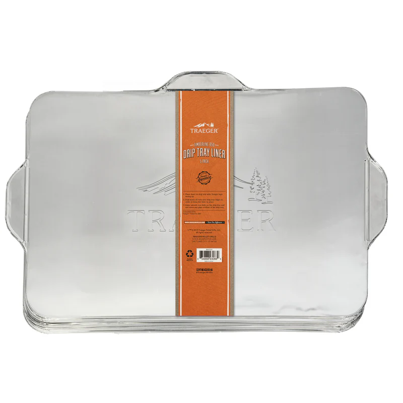 Pack of 5 Drip Tray Liners for Timberline 850 Grill
