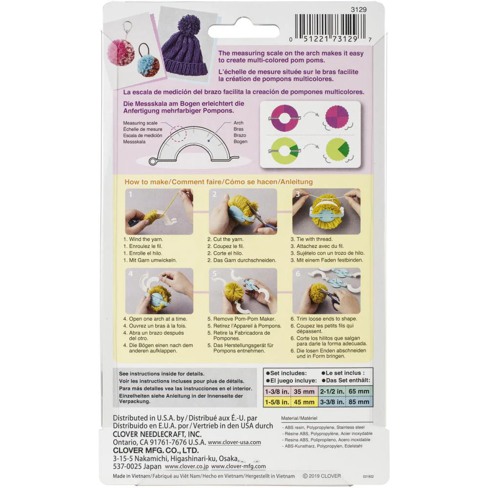 Pom-Pom Maker Set 3129 - Image 2
