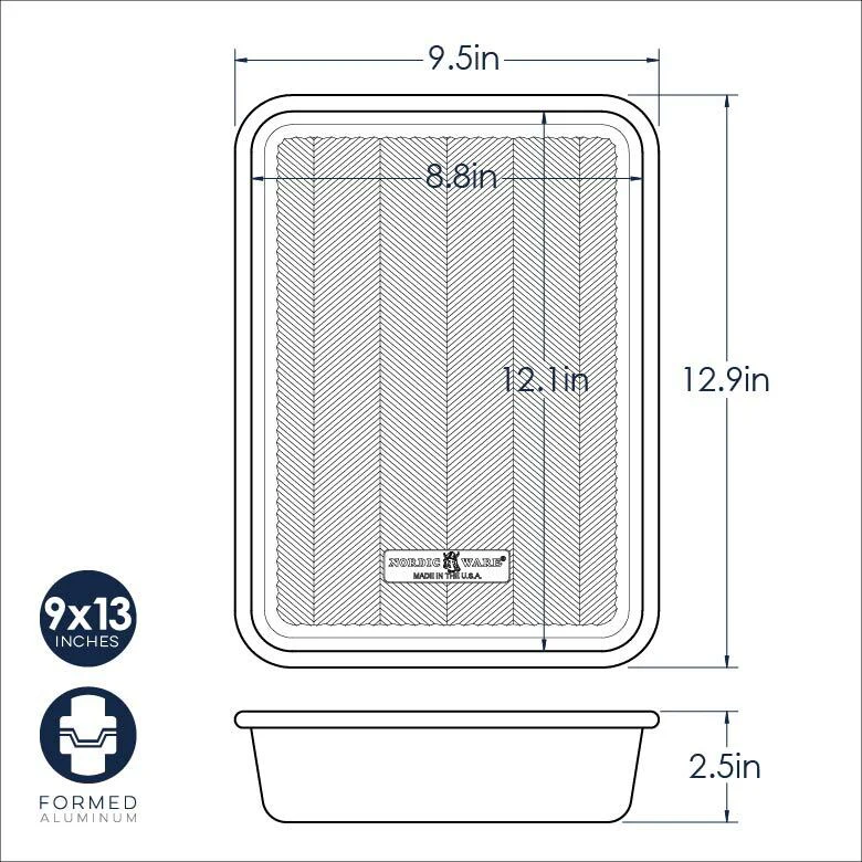 Prism 9X13 Rectangular Sheet Pan 46670 - Image 3
