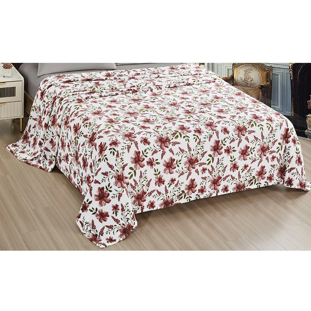 Rayla Floral Print Blanket