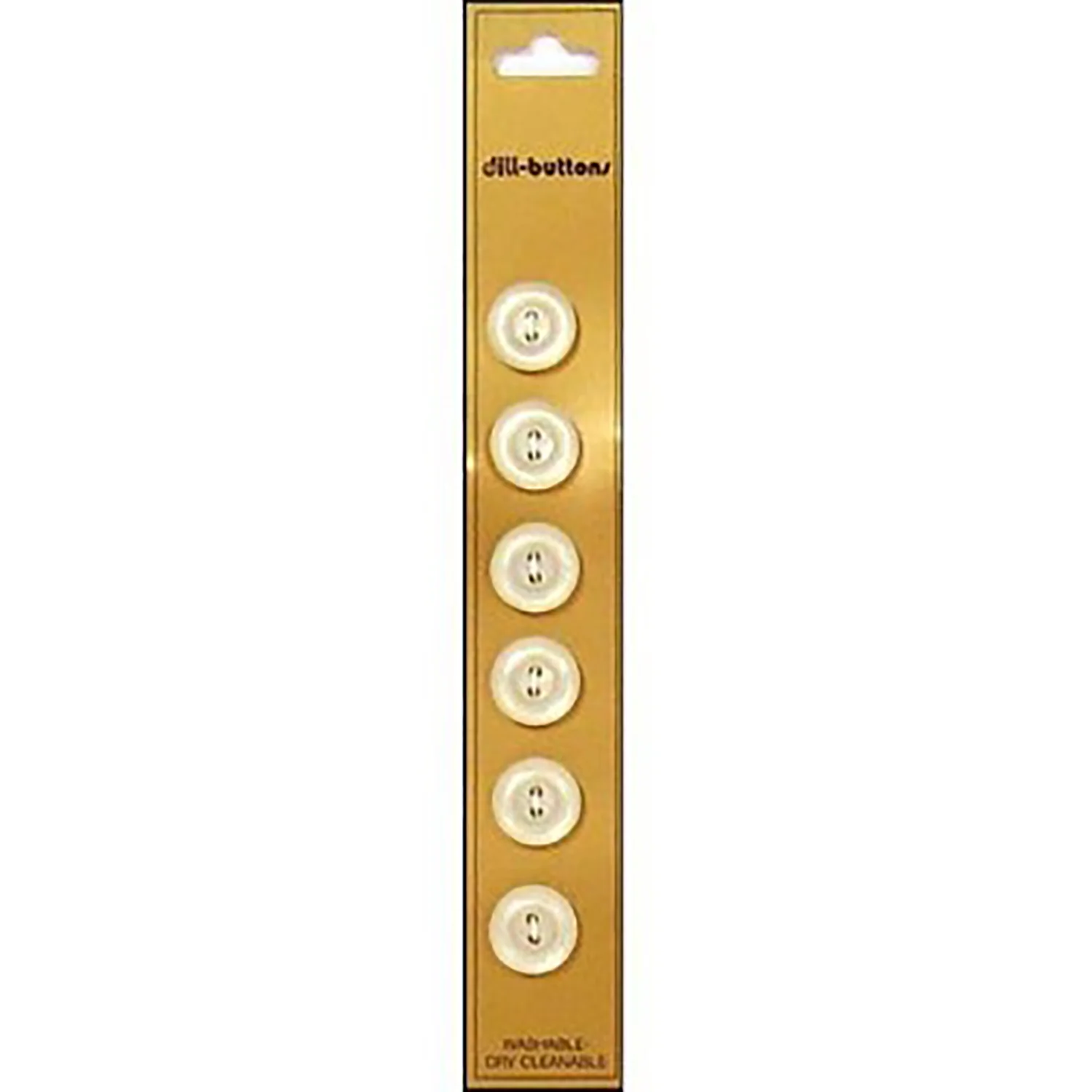 Round Ringed Pearlized Buttons