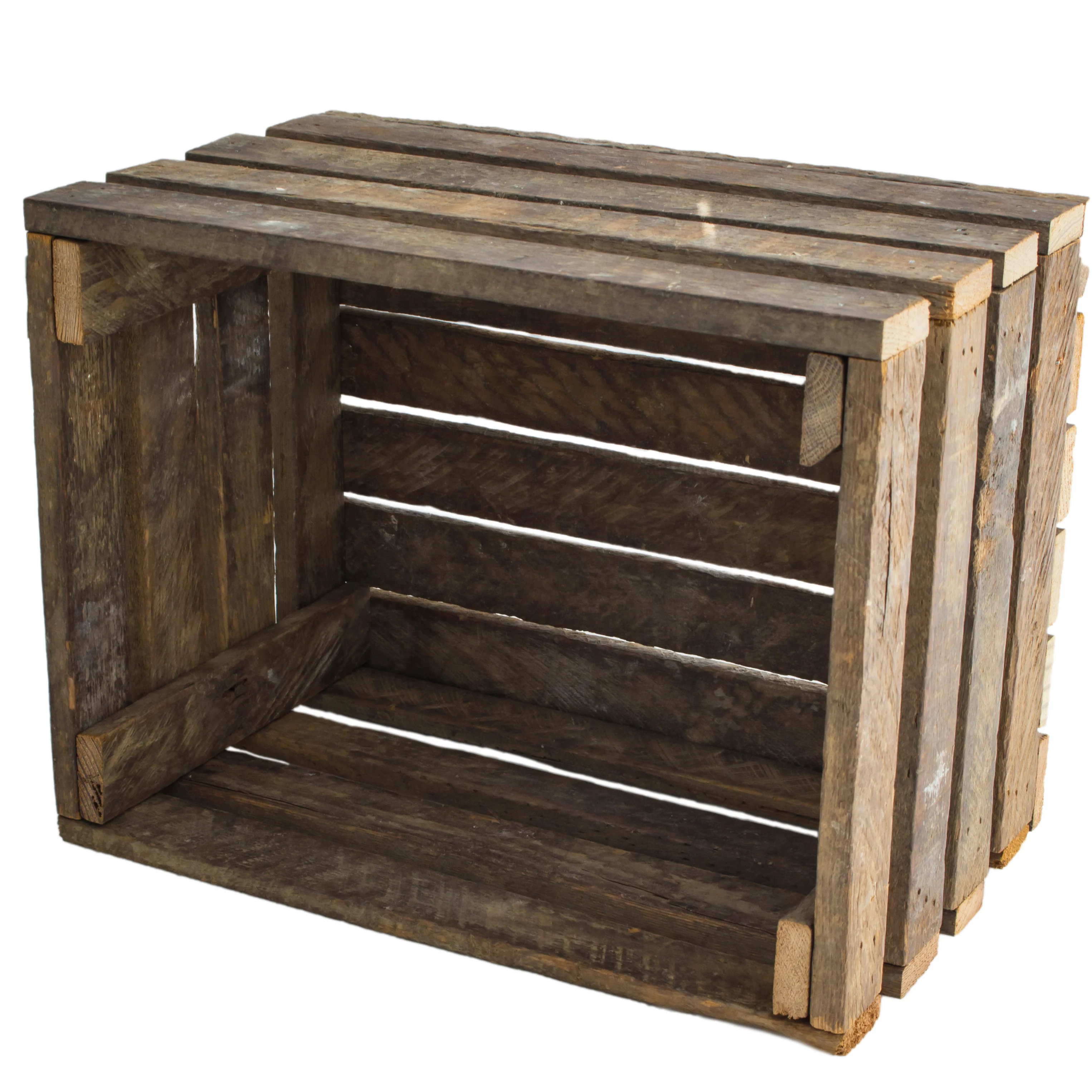 Rustic Wooden Crate - Image 2