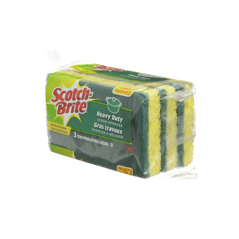Scotch Brite Heavy Duty Scrub Sponges 3-pack 455 - Image 3