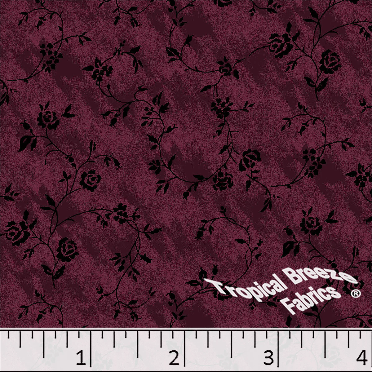 Standard Weave Floral Poly Cotton Dress Fabric 6271 - Image 5