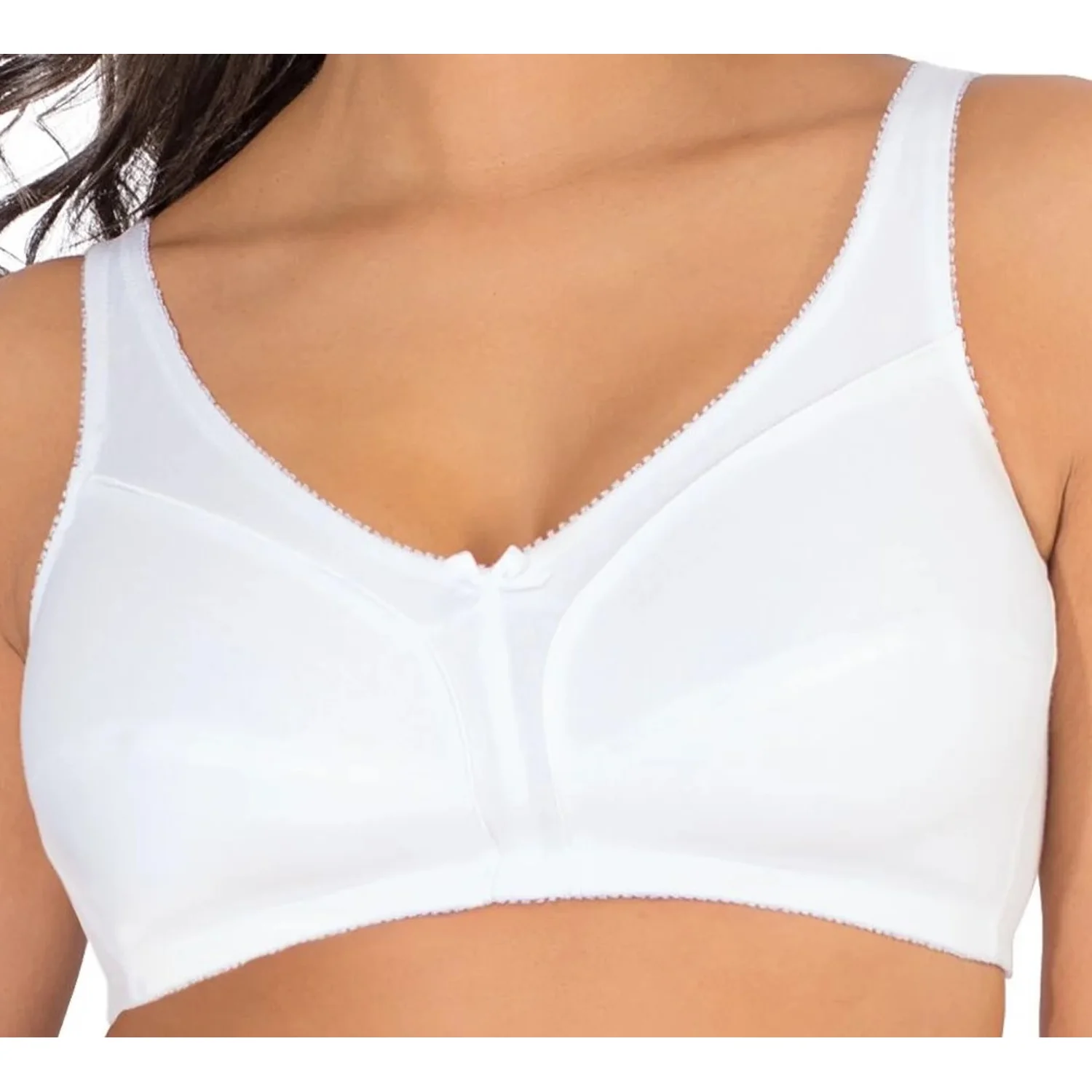 Women's Cotton Unlined Wirefree Bra 96825 - Image 2